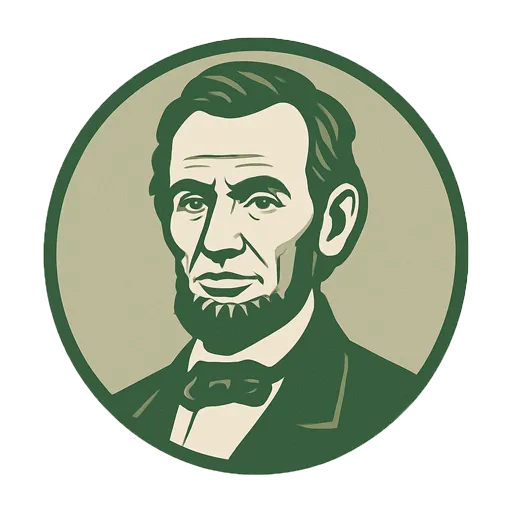 Who is on US Banknotes? Faces on United States Dollar Bills 5 Abraham Lincoln