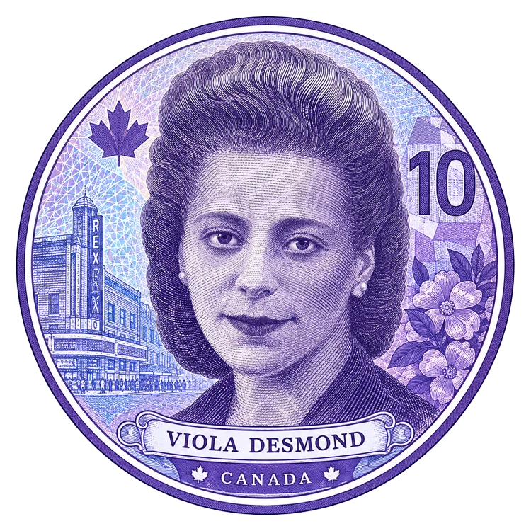 Who is on Canadian Dollar Banknotes? A Guide to the Faces on CAD 3 The Ten-Dollar Canadian Bill: Viola Desmond