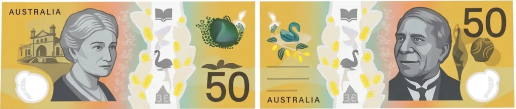 The $50 Banknote: David Unaipon and Edith Cowan